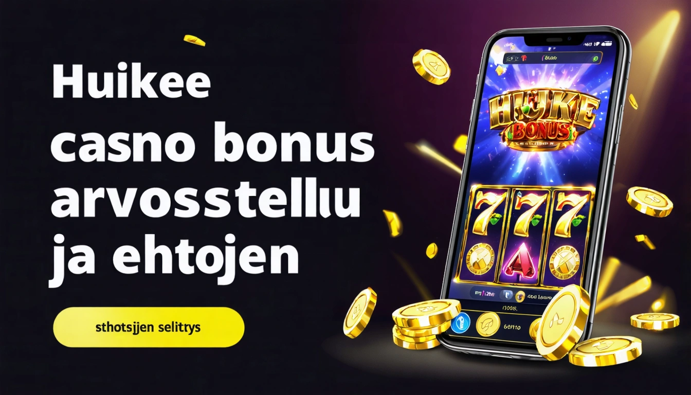Huikee casino bonus arvostelu ja ehtojen selitys